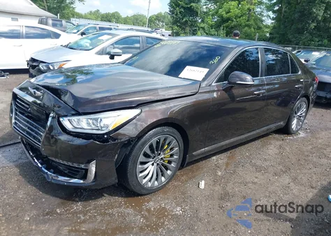 2018 Genesis G90 3.3T Premium from USA, damaged, VIN KMHG34JA6JU044997